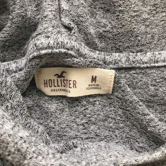 Soft Grey Women’s Hollister Pullover Hoodie - Picture 3 of 3